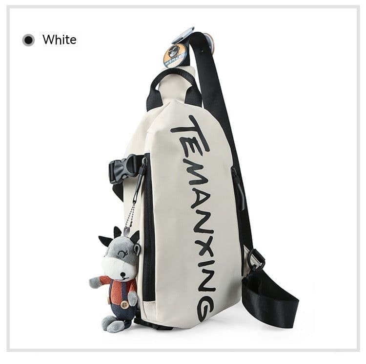 image-Chest Sports Student Shoulder All-match Boys Waist Bag Crossbody Small Female Messenger Bag Men