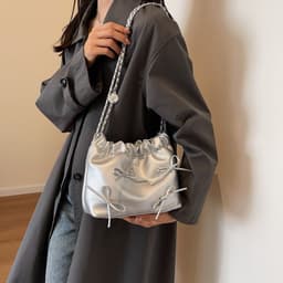 image-Niche Pleated Design Fashion Crossbody Shoulder Bag