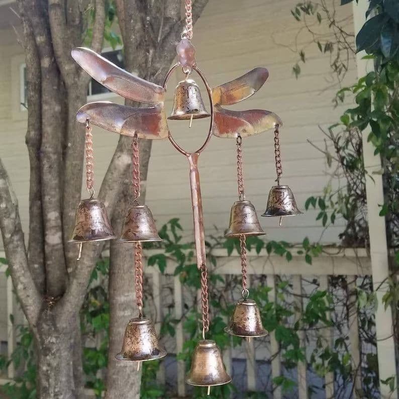 image-Gardening Decorations Dragonfly Wind Chimes