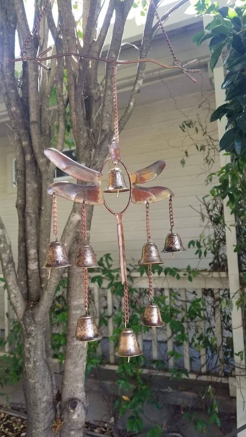 image-Gardening Decorations Dragonfly Wind Chimes