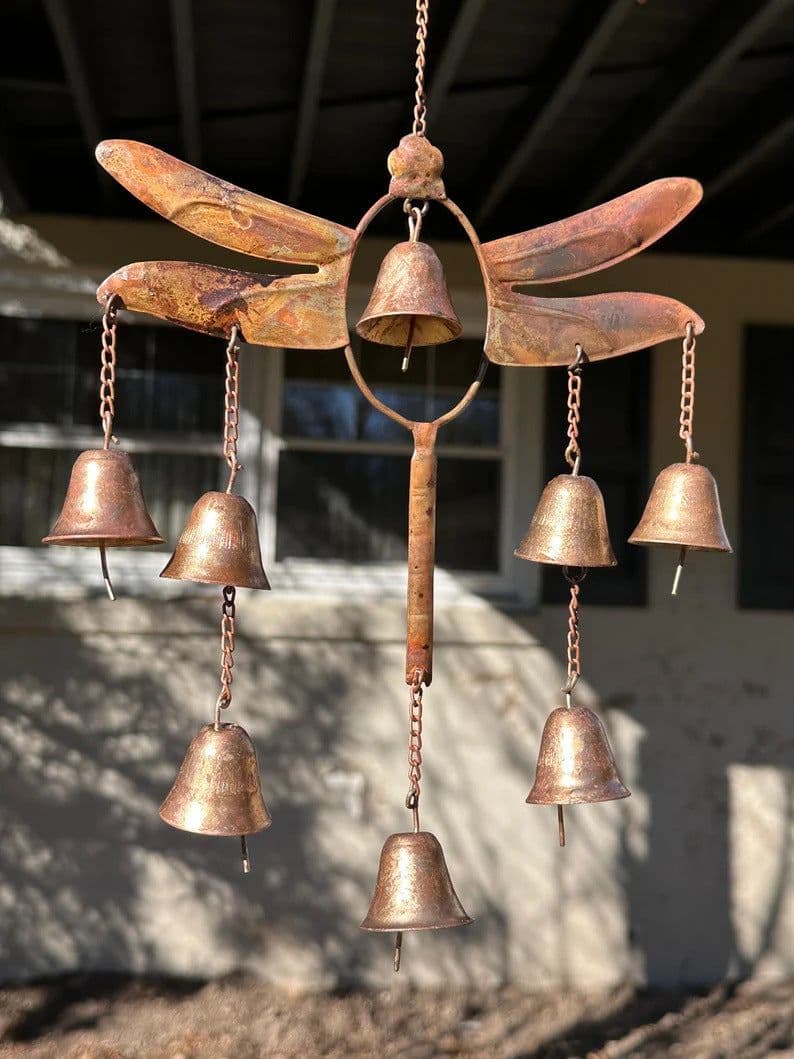 image-Gardening Decorations Dragonfly Wind Chimes