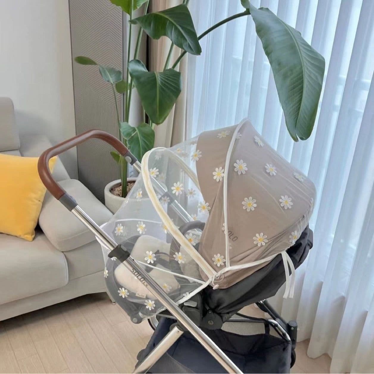 image-Infantile Mosquito Net Complete-type Universal Baby Stroller Breathable
