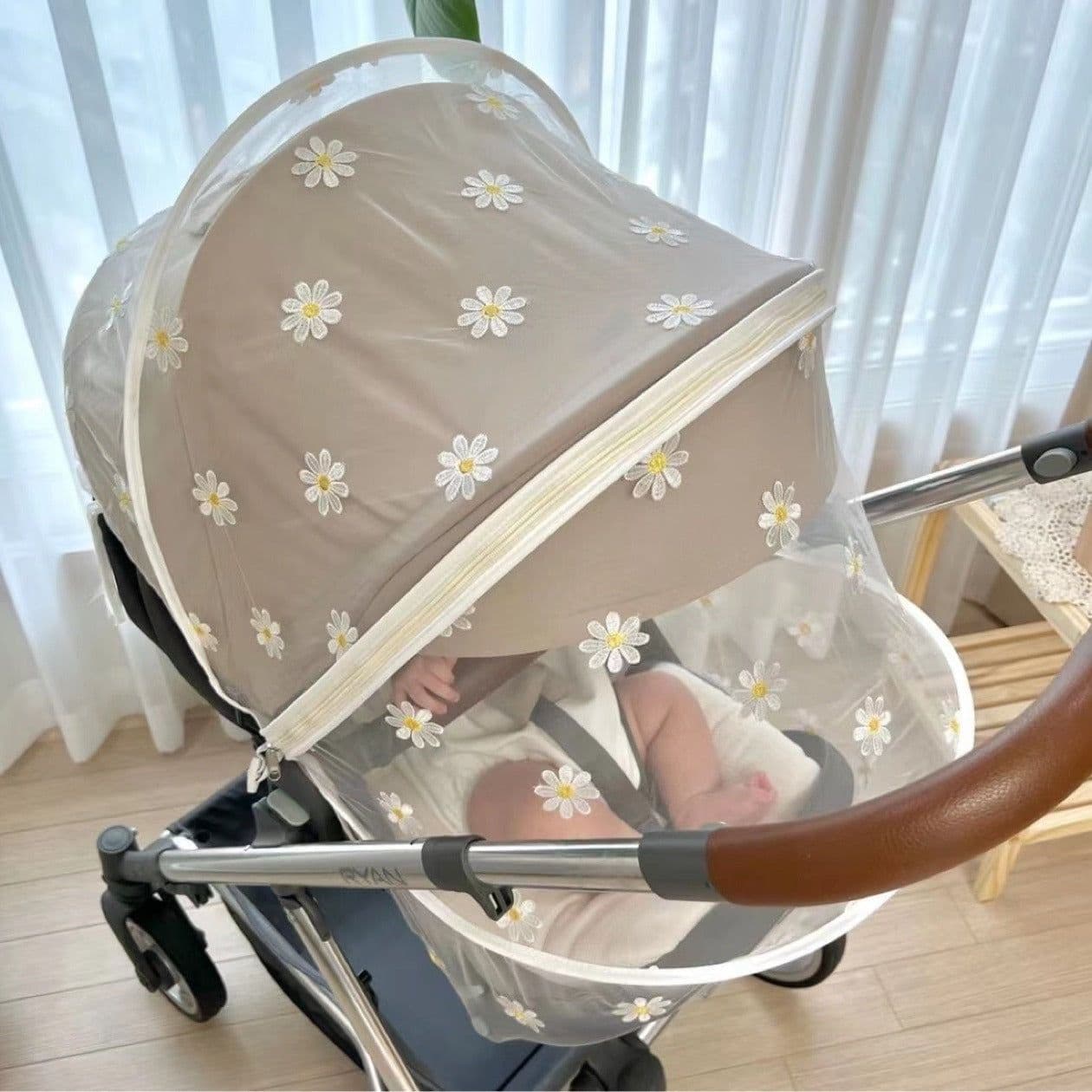 image-Infantile Mosquito Net Complete-type Universal Baby Stroller Breathable
