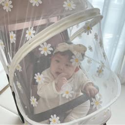 image-Infantile Mosquito Net Complete-type Universal Baby Stroller Breathable