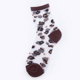 image-Crystal Socks Breathable Socks Mesh Middle Tube