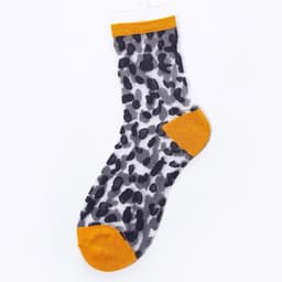 image-Crystal Socks Breathable Socks Mesh Middle Tube