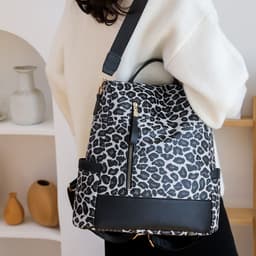 image-Simple Leisure Travel Large Capacity Soft Leather Shoulder Bag For Women