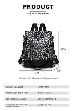 image-Simple Leisure Travel Large Capacity Soft Leather Shoulder Bag For Women