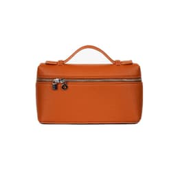 image-Mini Bag Lychee Pattern Handbag Ostrich Grain Small Square Bag Zipper Lunch Box Bag
