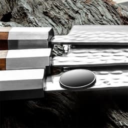 image-Damascus Sanhe Steel Forging Kitchen Knife Household