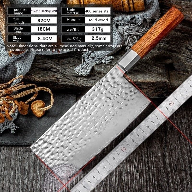 image-Damascus Sanhe Steel Forging Kitchen Knife Household