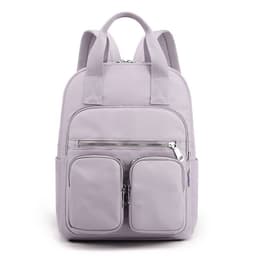 image-Women's Fashion Large Capacity Multi-pocket Nylon Cloth Backpack