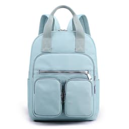 image-Women's Fashion Large Capacity Multi-pocket Nylon Cloth Backpack