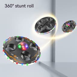 image-Remote Control Flying Saucer Drop-resistant Luminous Children UAV Toy