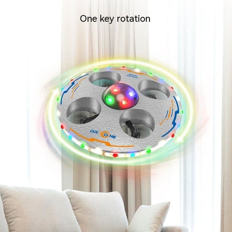image-Remote Control Flying Saucer Drop-resistant Luminous Children UAV Toy