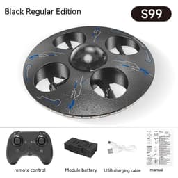 image-Remote Control Flying Saucer Drop-resistant Luminous Children UAV Toy