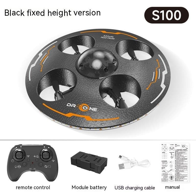 image-Remote Control Flying Saucer Drop-resistant Luminous Children UAV Toy