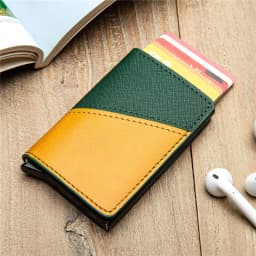 image-Men's Fashion Color Contrast Wallet