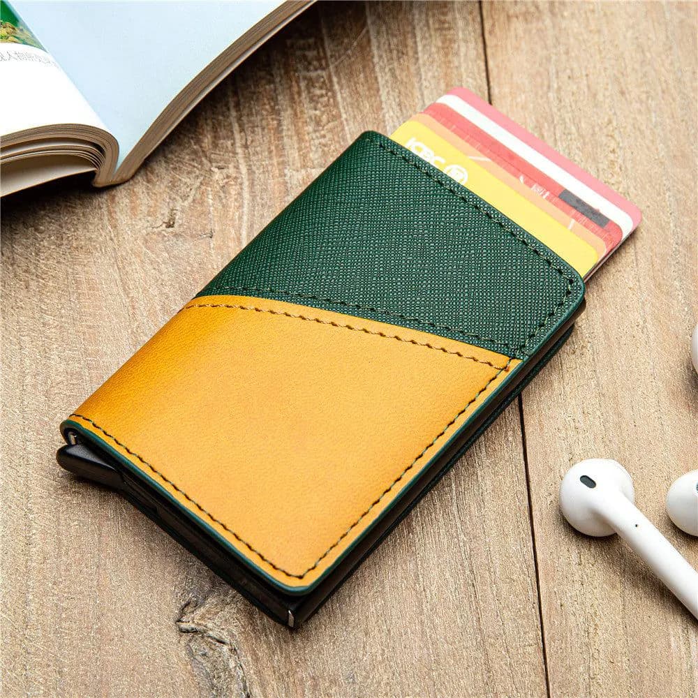 image-Men's Fashion Color Contrast Wallet