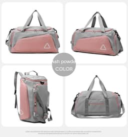 image-Dry Wet Separation Backpack Portable Large Capacity Travel Bag