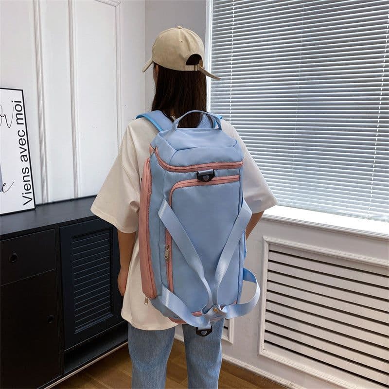 image-Dry Wet Separation Backpack Portable Large Capacity Travel Bag