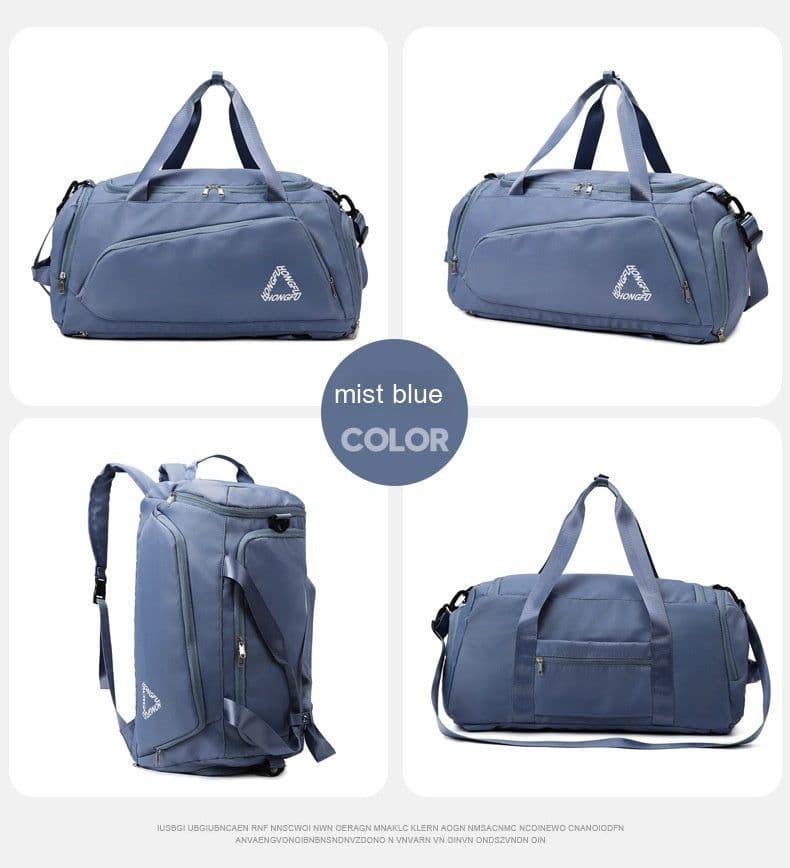 image-Dry Wet Separation Backpack Portable Large Capacity Travel Bag