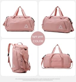 image-Dry Wet Separation Backpack Portable Large Capacity Travel Bag