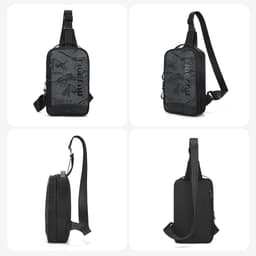 image-Men's Fashion Camouflage Simple Chest Bag