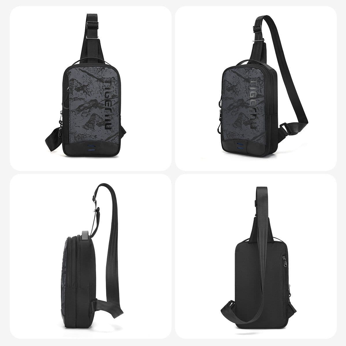 image-Men's Fashion Camouflage Simple Chest Bag