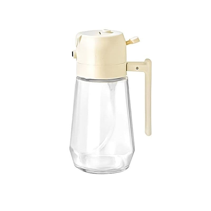 image-470ML Olive Oil Sprayer Dispenser For Cooking BBQ 2 In 1 Glass Oil Vinegar Soy Sauce Spray Kitchen Oil Bottle For Air Fryer