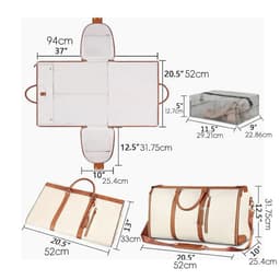 image-Luggage Portable One Shoulder Waterproof Wear-resistant Large Capacity Travel Bag