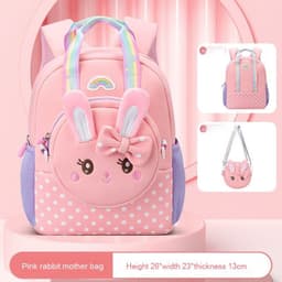 image-Fashion Cartoon Student Toddler Schoolbag Burden Reduction Spine Protection Backpack
