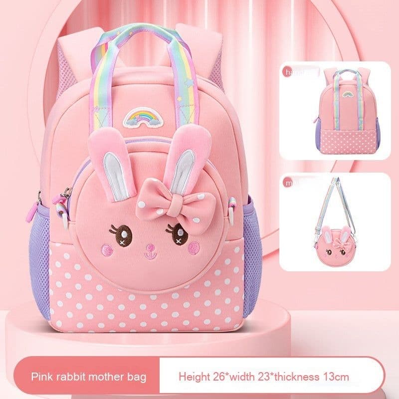 image-Fashion Cartoon Student Toddler Schoolbag Burden Reduction Spine Protection Backpack