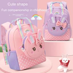 image-Fashion Cartoon Student Toddler Schoolbag Burden Reduction Spine Protection Backpack