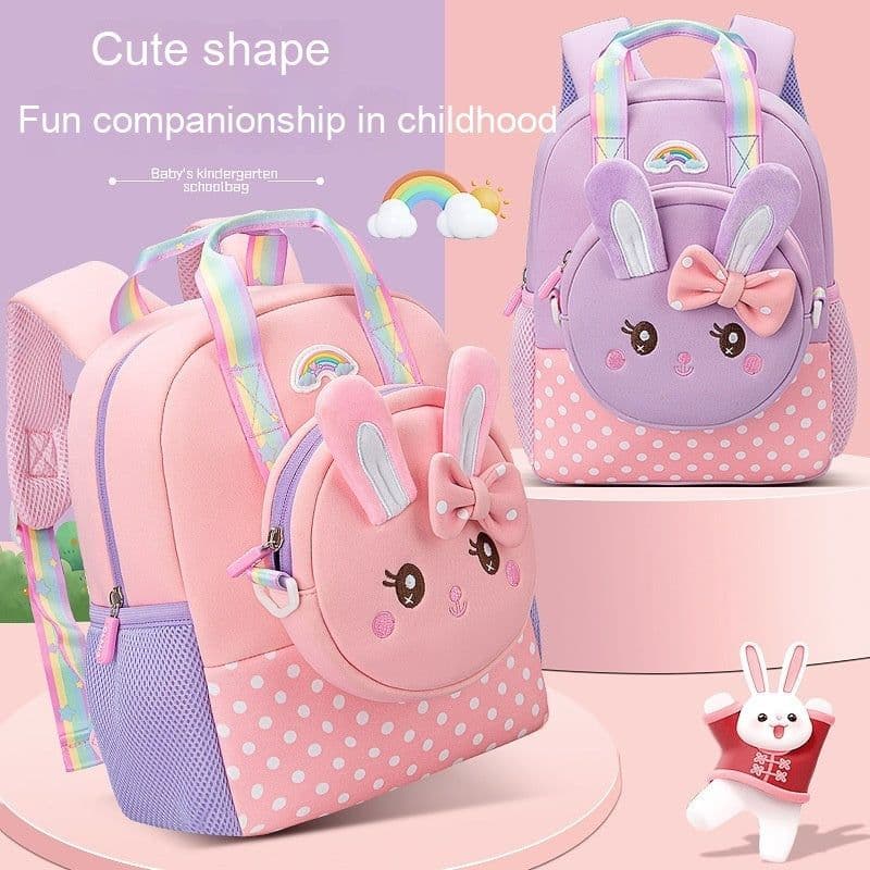 image-Fashion Cartoon Student Toddler Schoolbag Burden Reduction Spine Protection Backpack