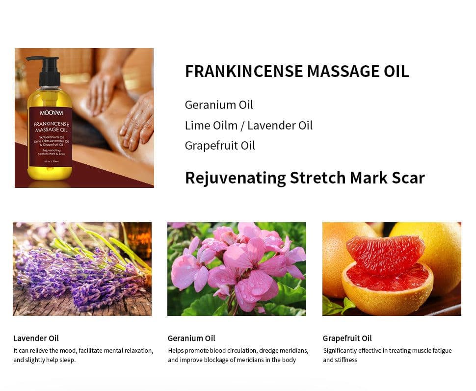 image-Body Oil Lavender Push Back Shoulder Neck Scraping Treatment Oil