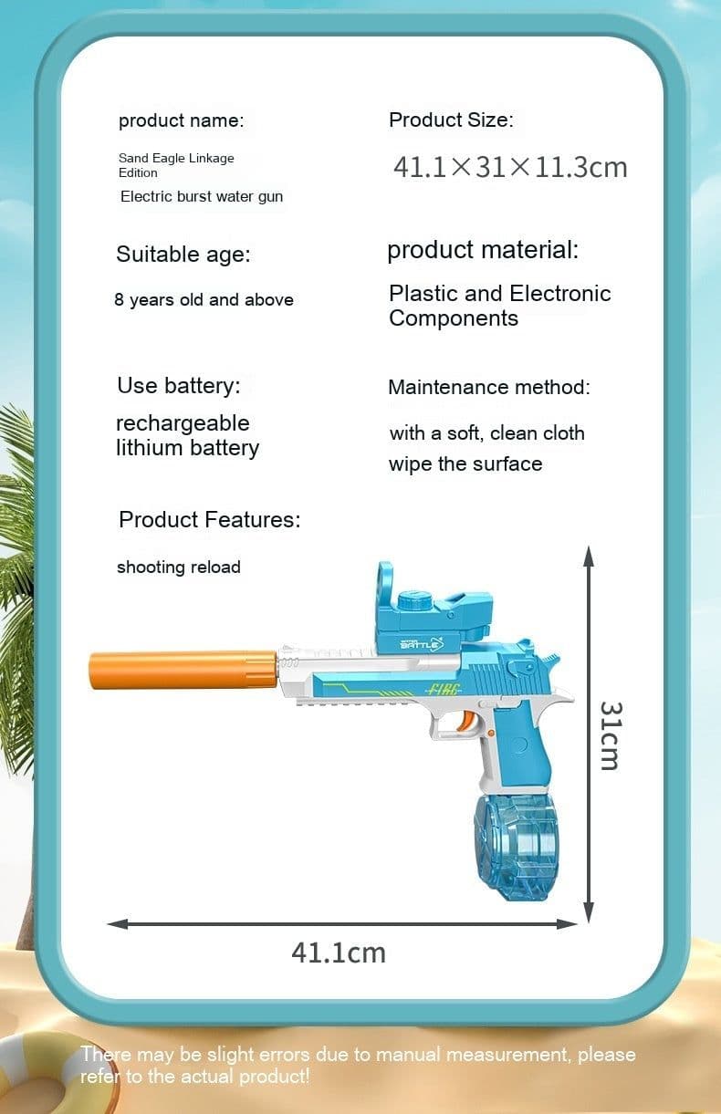 image-Electric Water Pistols AMT Outdoor Toys