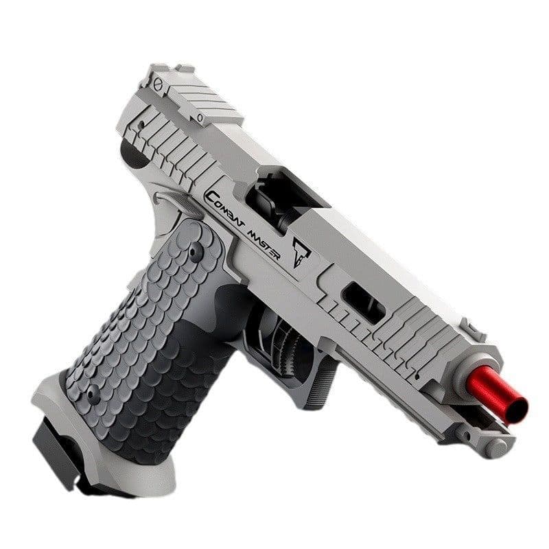 image-Tactical Master Pull Bolt Continuous Hair Throwing Shell Pistol Toy Gun Mechanical