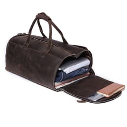 image-Large Capacity Retro Men Fitness Foldable Luggage Bag