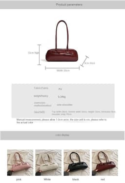 image-High Sense Fashionable Minority Design Underarm Portable Shoulder Bag
