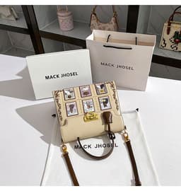 image-Fashion Special-interest Kelly Large Capacity Commuter Portable Birkin Bag