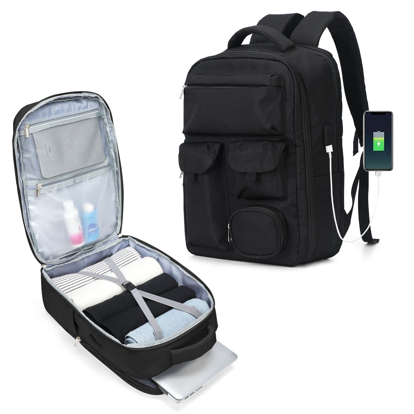 image-Men's And Women's Fashion Portable Outdoor Large Capacity Schoolbag