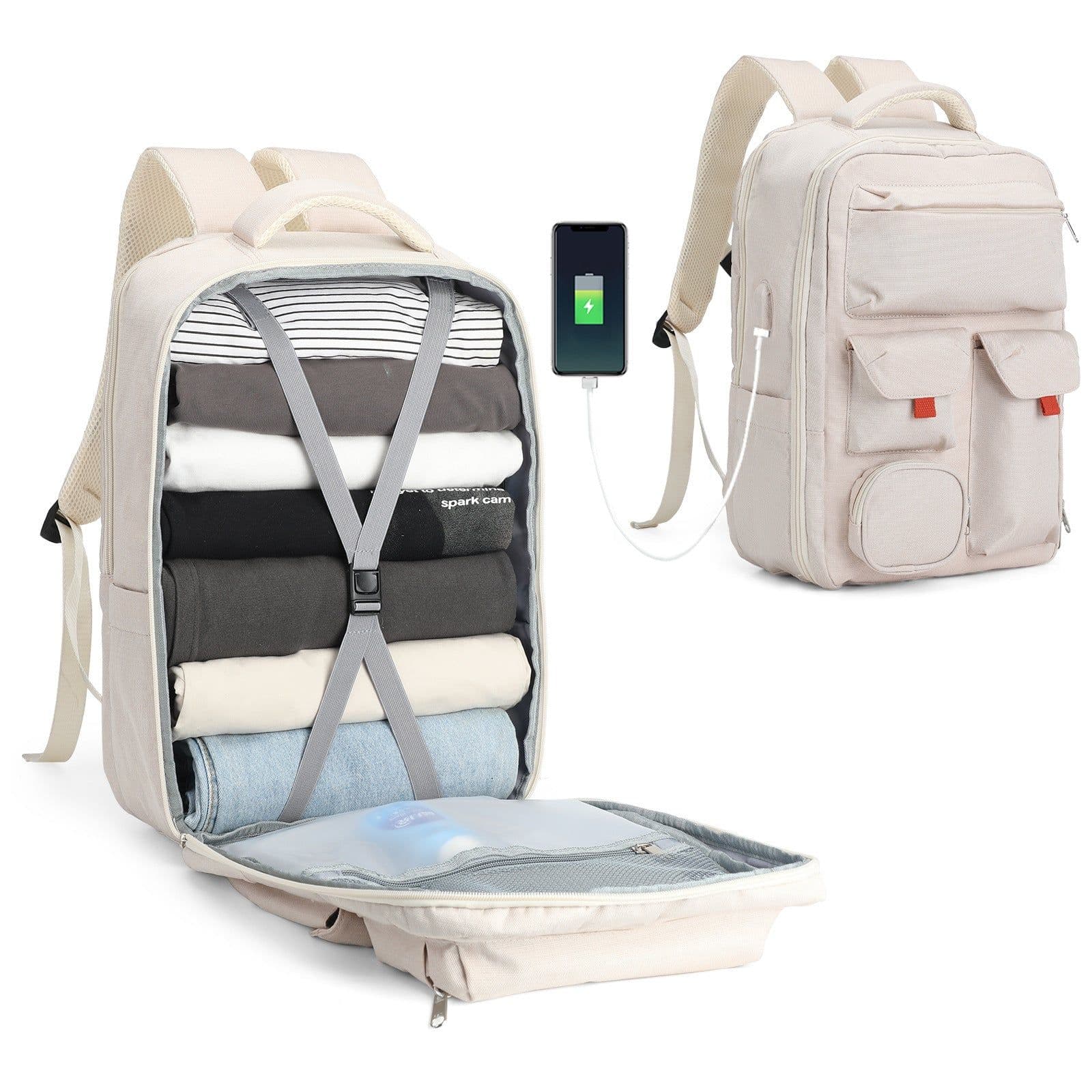 image-Men's And Women's Fashion Portable Outdoor Large Capacity Schoolbag