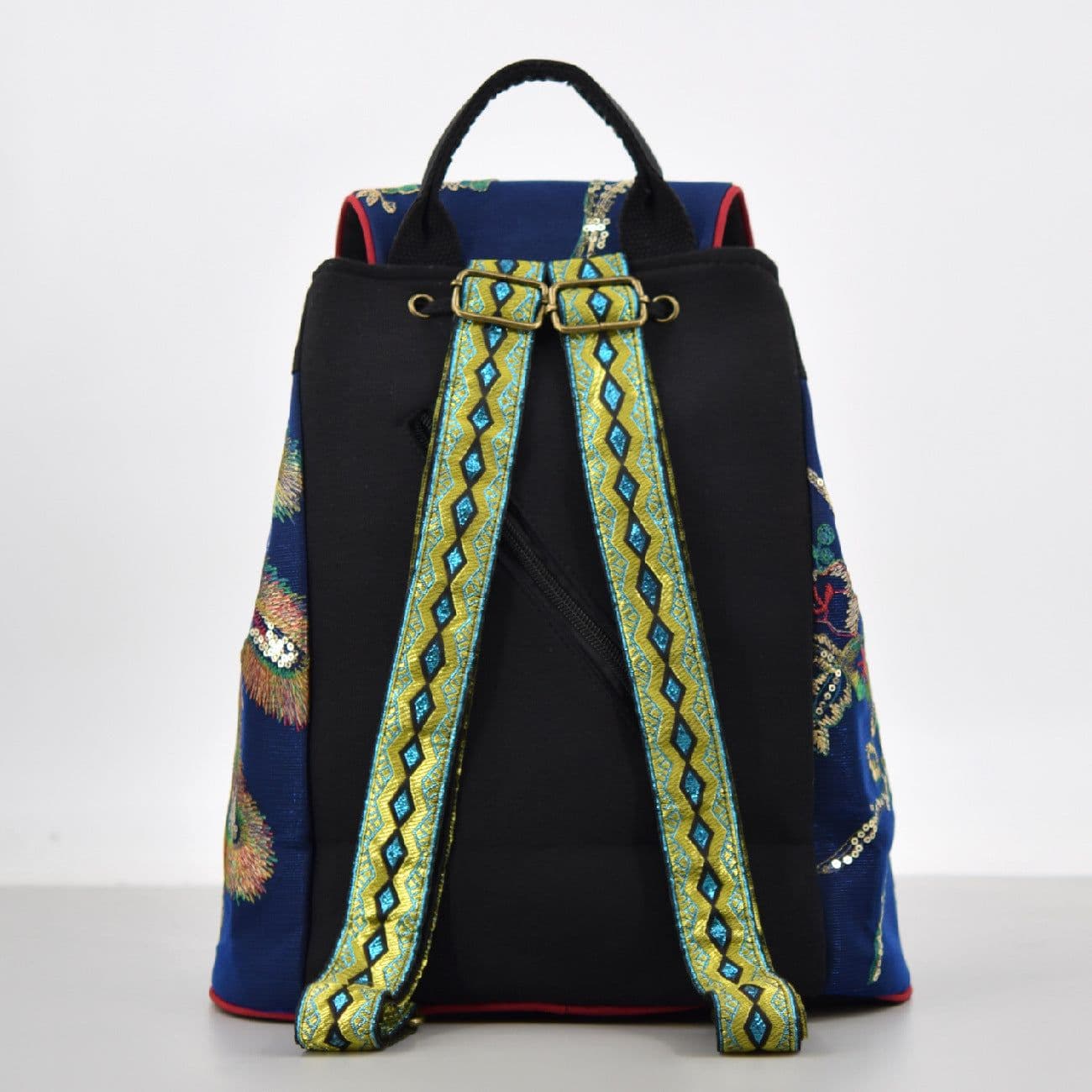 image-Fashion Women's Canvas Bucket Backpack