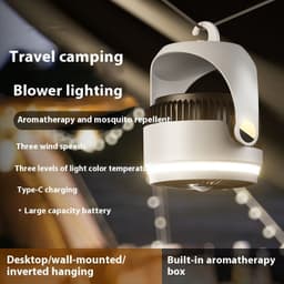 image-Stylish And Portable Outdoor Camping Fan