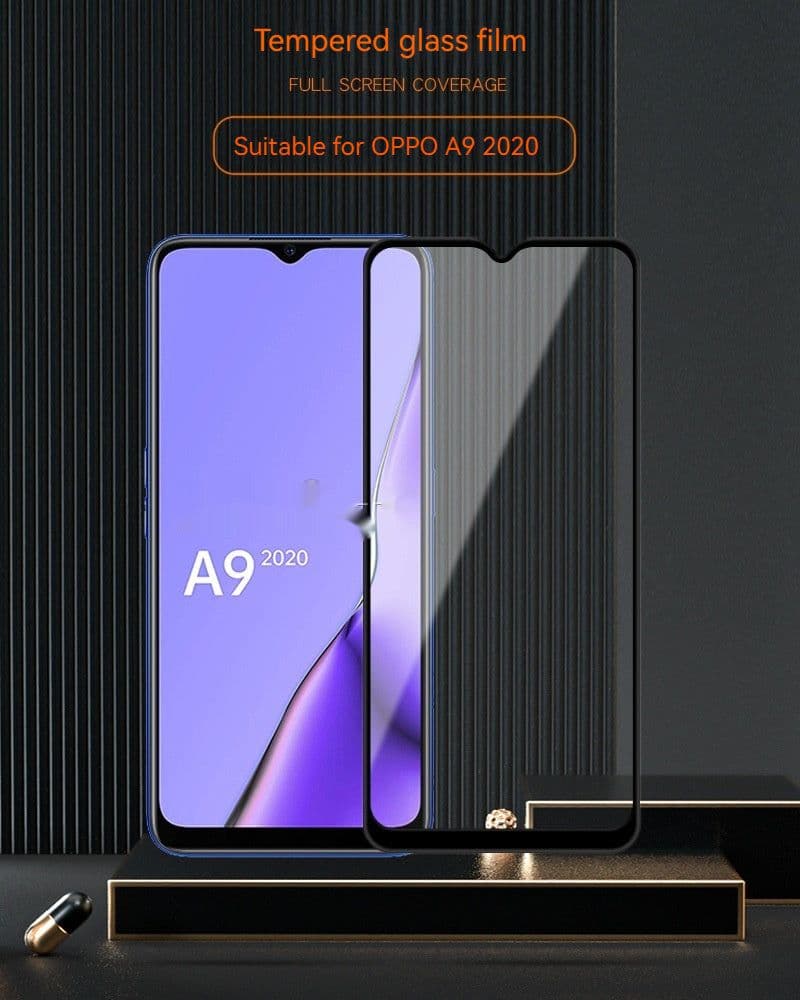 image-Full Screen Tempered Film Silk Screen Full Glue Cover Tempered Glass Protector