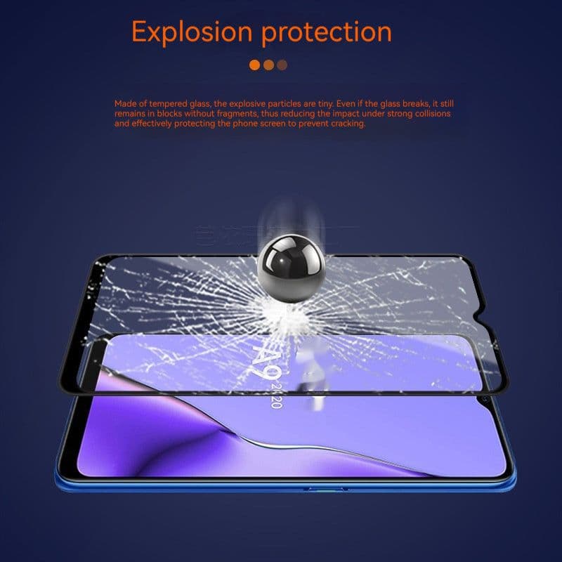 image-Full Screen Tempered Film Silk Screen Full Glue Cover Tempered Glass Protector