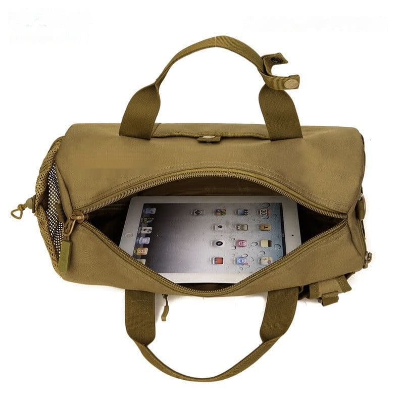 image-K319 Capacity Waterproof IPAD Crossbody Handbag