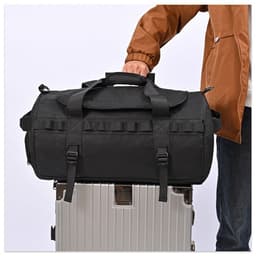 image-Men's Large Capacity Outdoor Camping Hiking Bag Portable Cross-body Shoulders Dry Wet Separation Men's Storage