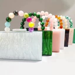 image-Women's Fashion Pearlescent Acrylic Evening Bag